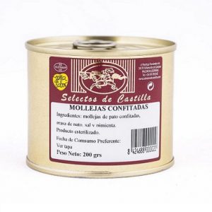 Mollejas de Pato confitadas Selectos de Castilla
